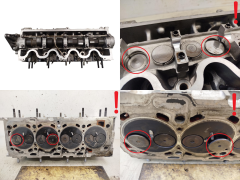 Cilindra galva Fiat Opel SAAB 55193091 1.9 JTD 8V 4