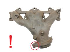 Izplūdes kolektors 8200725575 8200191350 6001548025 1.4 1.6 Dacia Renault