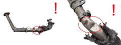 Egr Caurule 161855 96481236 2.2 HDI Citroen C5 Peugeot