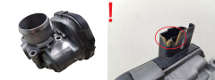 Gāzes korpusa vārsts Citroen Peugeot 9673534480 1.6 HDI Delphi 2607