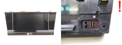 Displejs Navi Citroen DS7 9818615980 9818608780