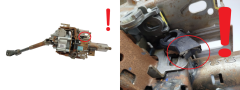 Stūres statnis 8200826817 Renault Modus