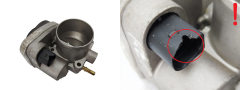 Gāzes korpusa vārsts Renault 8200171134 8200190230 1.6 16V 2