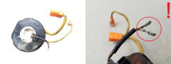 Drošības spilvena gredzens Opel 90491755 GM