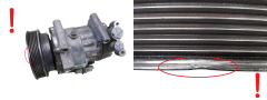 Gaisa Kondicioniera Kompresors 8200365787--A SD6V12 1452 Sanden Renault Nissan 1000