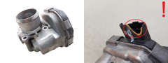 Gāzes korpusa vārsts Citroen Peugeot 9673534480 1.6 HDI Delphi 2521