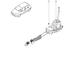 Pārnesumu pārslēgšanas trose Oriģināls renault Thalia II 8200905264