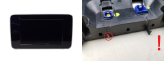 Navigācijas displejs Mercedes-Benz A2059004113 0263701254 Bosch 3