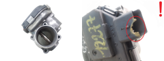 Gāzes korpusa vārsts Citroen Peugeot 9673534480 1.6 HDI Delphi 1614