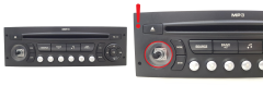 Radio Cd Mp3 Atskaņotājs Citroen Peugeot 96633422XT A2C53119559