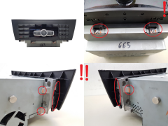 Radio CD atskaņotājs Navi Mercedes-Benz C A2049009807 A2049011803 A1729021303