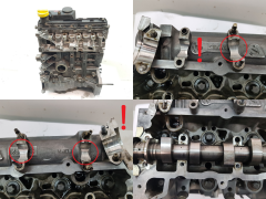 Dīzeļdzinējs K9KG832 K9K832 1.5 dCi Renault Megane 3 Scenic 3