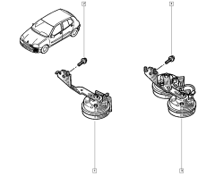 Skaņas signāls Oriģināls Renault Clio II 8200871430 Skaņas signāls Oriģināls Renault Clio II 8200871430