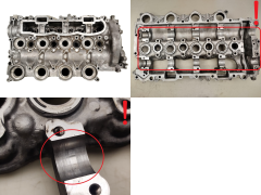 Cilindra galva Ford PSA Volvo 9655911480 9644994680 1.6 16V TDCI G8DB 18