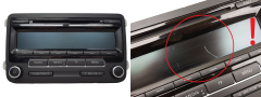 Radio CD atskaņotājs VW 1K0035186AQ 7642272360 Bosch