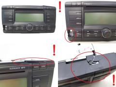 Radio CD atskaņotājs Skoda Octavia 2 1Z0035156C Audience MP3