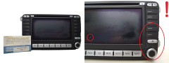 Radio CD atskaņotājs Navi VW Golf 1K0035198C 7612002071 Blaupunkt 0282
