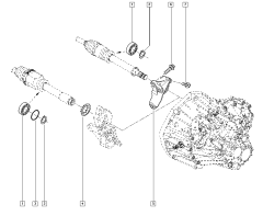 Kardāna Gultnis Oriģināls Renault 35X62X14 402107900R
