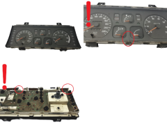 Tahometrs Renault Clio 1 7700809036 B 54806