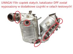 Katalizators DPF 8201727028 208A06131R 2.0dCi Renault