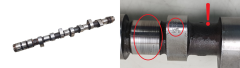 Sadales Vārpsta 0801P4 2.0 8v Citroen Peugeot 1025