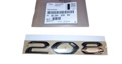 Emblēma Aizmugurē Oriģināls 98284028DX Peugeot 208