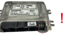 Vadības Bloks 39110-2X046 5WY1340B SIMK42 KIA Siemens 55185