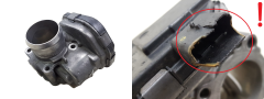 Gāzes korpusa vārsts Citroen Peugeot 9673534480 1.6 HDI Delphi 3043