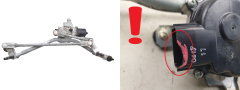 Stiklu Tīrītāju Mehānisms Renault Captur 288001161R Mitsuba 1063