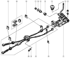 Pārnesumu pārslēgšanas trose Oriģināls Renault Safrane 7701466936 Pārnesumu pārslēgšanas trose Oriģināls Renault Safrane 7701466936