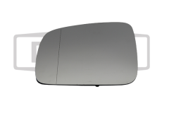 Spoguļa stikls Kreisais Ar VW T5 7H1857521A 88570105002 DPA