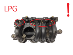Ieplūdes kolektors LPG 8200966437 7700273860 Renault 1.4 1.6