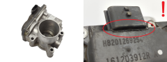Gāzes korpusa vārsts Renault Smart 161203912R H8201269254 1.0SCE
