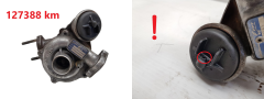 Turbokompresors Opel Fiat 54359700005 54351014808 3554359700005 127388 km