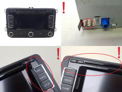 Automagnētola Navi Volkswagen 2K0035279B RNS 315 EU