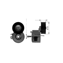 Siksnas Spriegotājs Oriģināls Citroen Peugeot Nemo Bipper 1.3 HDI 1639367780