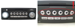 Radio CD atskaņotājs Mitsubishi Colt MR587702HA DY-2E56GY-TH 1218