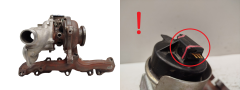 Turbokompresors 2.0 TDI VW Audi Seat Skoda 04L253010T