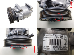 Gaisa Kondicioniera Kompresors 8200940837 Delphi 01140854 Renault Megane Scenic 2 1.6