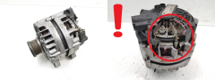 Ģenerators 9678048880 TG15S205 Valeo 1.6 HDI Citroen Peugeot Fiat