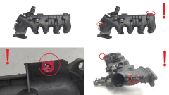 Ieplūdes kolektors 9684941780 0361N3 1.6 HDI 16v TDCi Ford Peugeot PSA Volvo