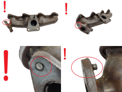 Izplūdes kolektors 8200460501 8200869194 2.0 dCi Renault Opel Nissan 1176