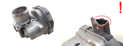 Gāzes korpusa vārsts Citroen Peugeot 9673534480 1.6 HDI Delphi 2522