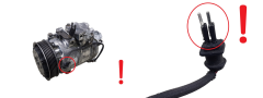 Gaisa Kondicioniera Kompresors 6Q0820803G Denso 6SEU12C 447180-3205 VW AG