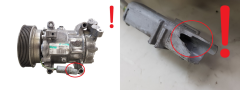 Gaisa Kondicioniera Kompresors 8200819568--A SD6V12 1904 Sanden Renault 1000