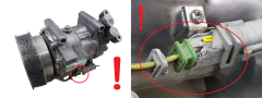 Gaisa Kondicioniera Kompresors 8200819568--B SD6V12 1904 Sanden Renault 1081