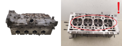 Cilindra galva 1640 7701475605 2.0 16v Turbo F4R760 Renault