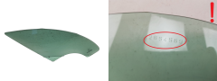 Durvju logs Priekšā Labais 9202A1 Citroen C3 AS2 Pilkington