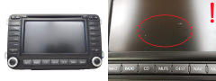 Radio CD atskaņotājs Navi Volkswagen 1K0035198B 7612002064 Blaupunkt 1101