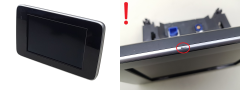 Navigācijas displejs Mercedes-Benz A2059004113 0263701254 Bosch